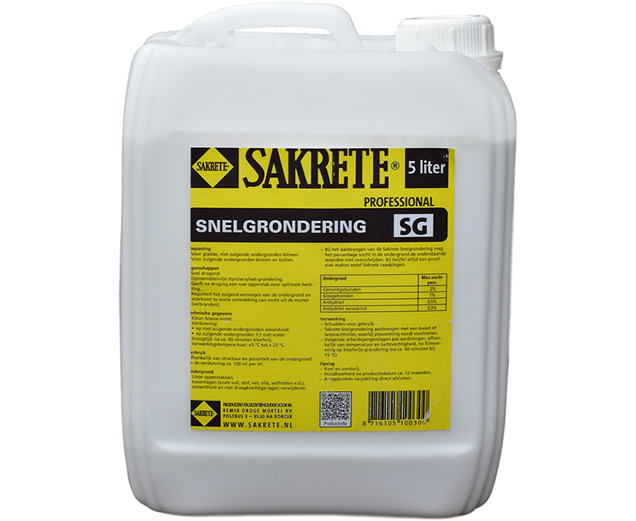 Sakrete Snelgrondering (5 liter)